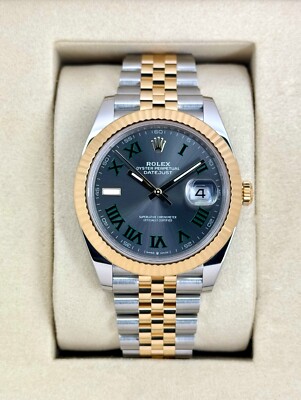NEW 2025 Rolex Datejust 41mm 126333 Two-Tone Jubilee Wimbledon