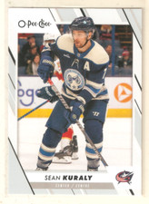Sean Kuraly 2023-24 O-Pee-Chee Base Card #354 Blue Jackets