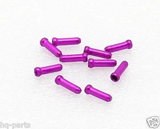 10 Shift Brake Cable Ends Tips Caps Crimps Purple-Pink