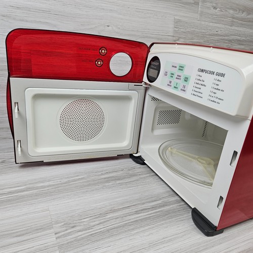 Vintage Sharp Half-Pint Carousel Microwave R-120DS RED - Picture 13 of 15