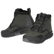 MF7822 Scarpe Moto Scooter Momo Design Firegun-3 WP Impermeabili Verde/Nero