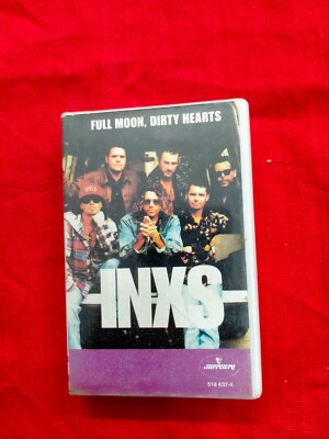 Inxs Full Moon Dirty Hearts Rare Orig Cassette Tape India Indian Clamshell