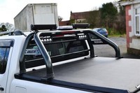 Schwarze Rollbar, Leds, Bremsleuchte Und Tonneau Cover Mitsubishi L200 2015-2019