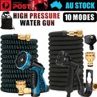 25-100FT Flexible Expandable Garden Water Hose Pipe Car Wash w/Spray Nozzle Gun
