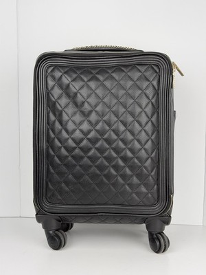 CHANEL シャネル CHANEL TRAVEL アタッシュケース Chanel Quilted Coco Case Trolley in Black Leather | eBay