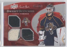 2007-08 Upper Deck Sweet Shot Sweet Stitches 267/299 Tomas Vokoun #SST-TV m5x