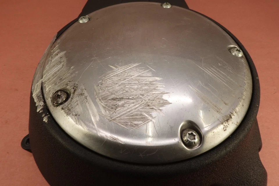 Harley-Davidson Dyna Fat Bob 2008-2013 FXDF cubierta de embrague de transmisión primaria exterior Foto 3 de 4