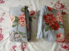 Ralph Lauren Danielle Blue Straight Euro Pillow Sham-Heavy Cotton-2 available