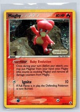 Magby 58/92 Common Legend Maker Pokemon Reverse Holo Damaged