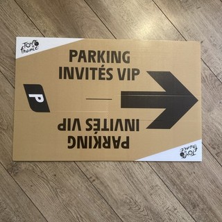 TOUR de FRANCE 2025 Village Depart Plaque Panneau Signalisation Cyclisme Vélo