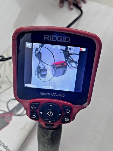Ridgid Micro CA-300 Tragbare Farbdisplay Inspektionskamera mit Tasche Gebraucht