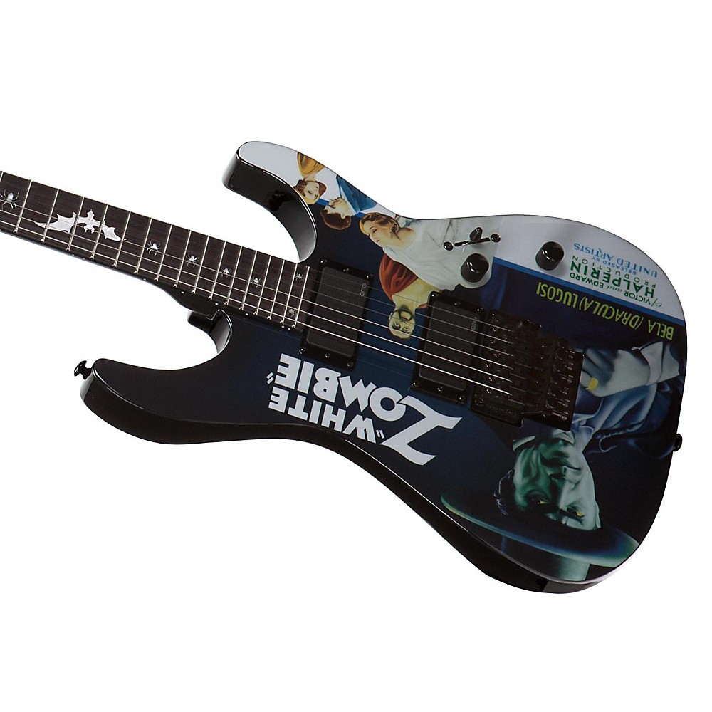ESP LTD KH-WZ Kirk Hammett White Zombie Electric Guitar with