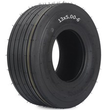 GICOOL 13x5.00-6 Tubeless Lawn Mower Tire, 13X5.00-6 Straight Rib 1PACK