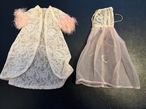 Vintage Barbie Doll Pink Moonbeams #1694 Outfit Mattel Clothes Clothing