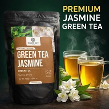 Green Tea Jasmine 50 Tea Bags Contains Caffeine Natural Flavor Indian