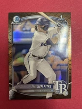 2025 Bowman Emilien Pitre 1st Bowman Chrome Prospect Reptilian Refractor #BCP-83