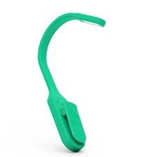 BOOKLIGHT Mighty Bright Blue Rechargable LED Light in GREEN New in Box