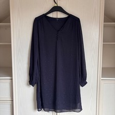 Women's Kiabi Navy Blue Casual Dress, Size EU 38 