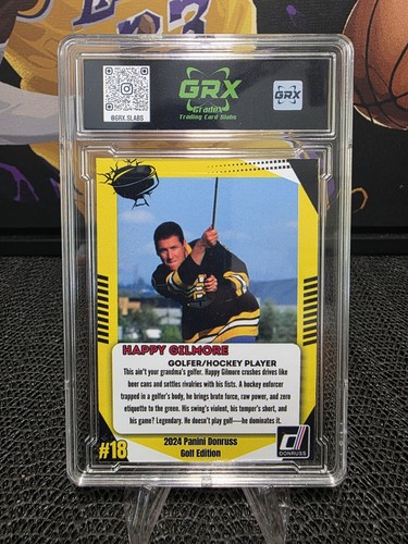 2024 Panini Donruss Golf Edition #18 Happy Gilmore Facsimile Autograph RC - Picture 2 of 2