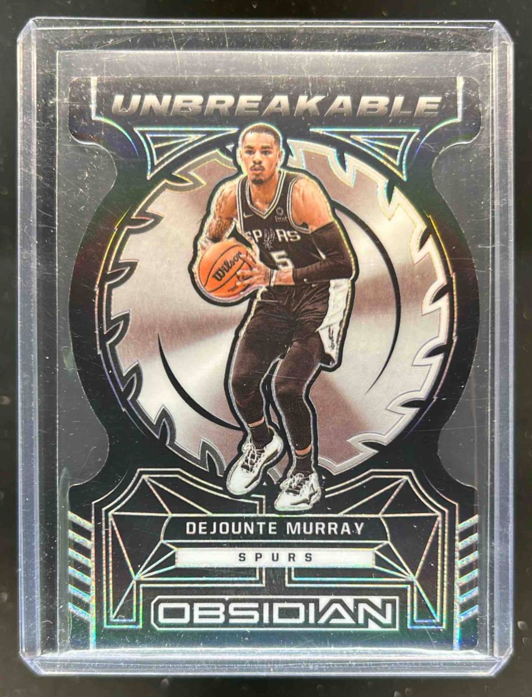 2021-22 Obsidian Dejounte Murray Unbreakable #29 Spurs