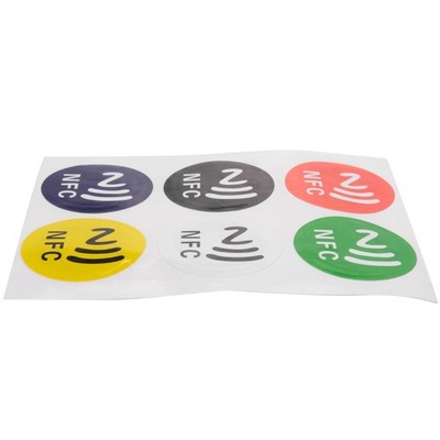 6 Stueck Wasserdichtes NFC  Etikett Aufkleber RFID Klebeetikett fuer  S3 S4 Z8A5