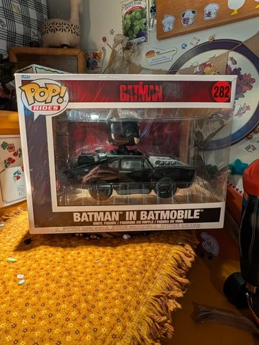 NEW IN BOX Funko Pop! #282 BATMAN IN BATMOBILE Vinyl Figure - DC Comics