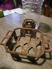 Vtg Metal Soap Dish, Toothbrush Holders Wall Mount Mid Century