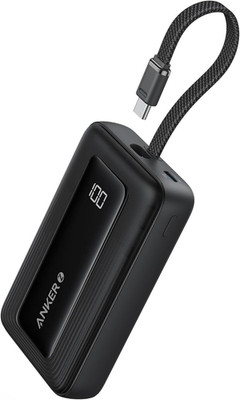 Anker Zolo Powerbank 10000mAh 30W High-Speed portables Ladegerät mit USB-C Kabel