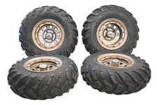 03 Suzuki Vinson 500 4x4 Front Rear Wheels Rims Tires 4110 25x8-12
