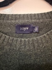 J. Crew Mercantile Lambswool Crewneck Pullover Sweater Green Men  s Size Large