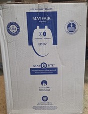Mayfair by Bemis Elongated Toilet Seat Slow Close Easy Clean White NEW in Box