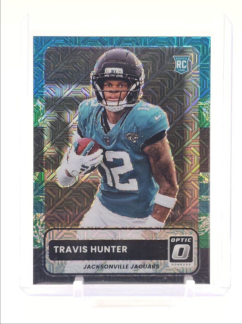 TRAVIS HUNTER 2025 DONRUSS OPTIC 2015 RETRO ROOKIE DRAGON CHOICE RC /24 Q3391