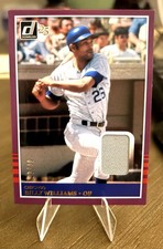 2025 Panini Donruss - Retro 1985 Materials Billy Williams Cubs #MAT-BW Red /49