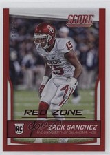 2016 Score Rookies Jumbo Red Zone 9/35 Zack Sanchez #424 0m0