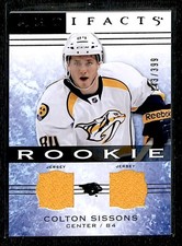 2014-15 Upper Deck Artifacts Jersey / Silver Colton Sissons 143/399 Nashville