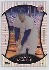 2010 Topps Wal-Mart Platinum Legends Chrome Cereal Mickey Mantle #PC1 HOF 0u0