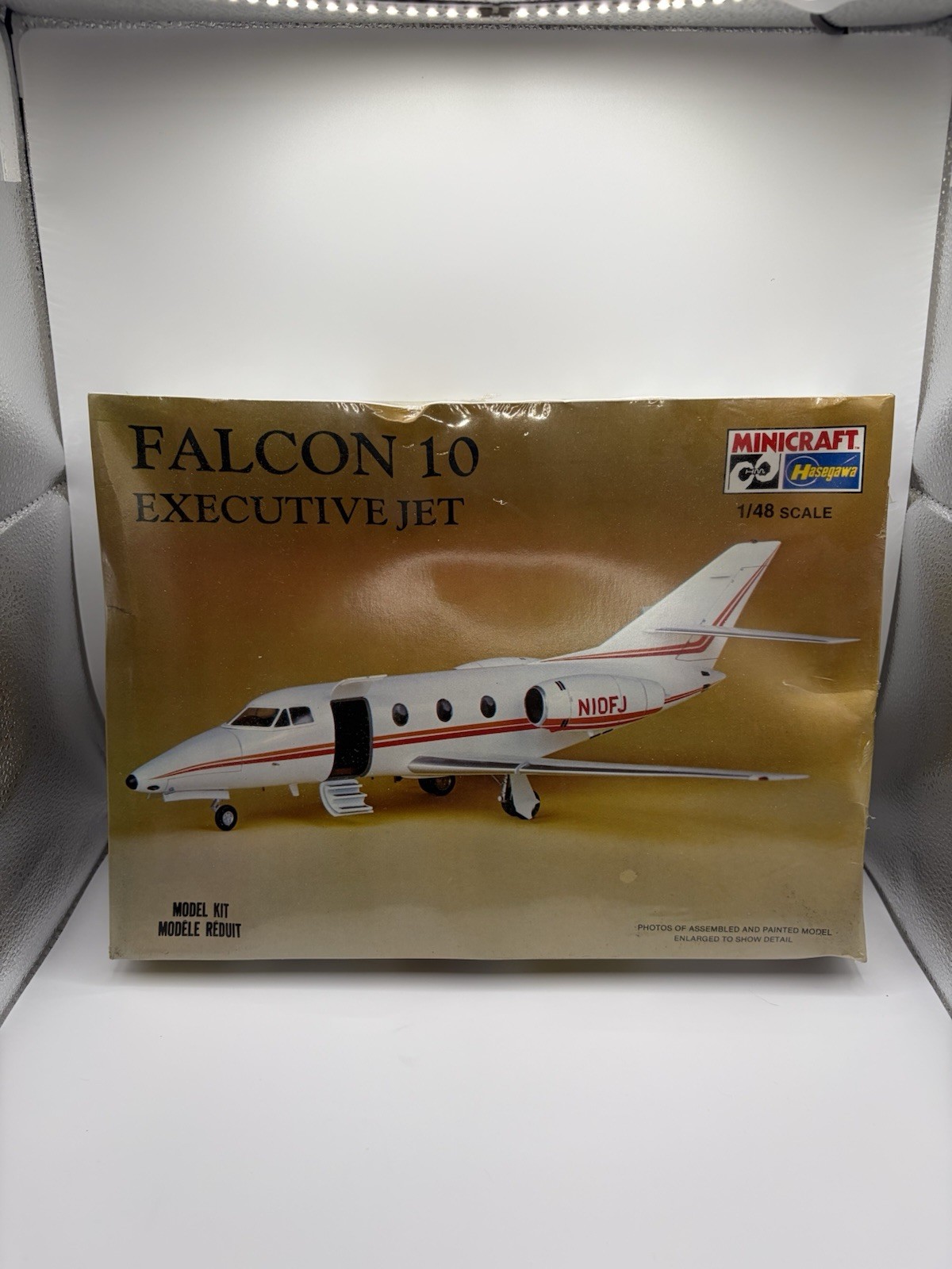 Minicraft Hasegawa Falcon 10 Executive Jet 1:48 Unassembled Model Kit