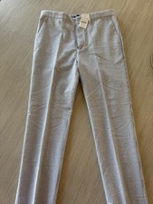 CREWCUTS Boy s Size 14 Cotton Seersucker Striped Thompson Suit Pant