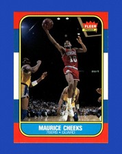 1986-87 Fleer Set-Break # 16 Maurice Cheeks NM-MT OR BETTER *GMCARDS*