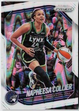 2025 Panini WNBA Prizm Napheesa Collier #8 White Seismic Minnesota Lynx-