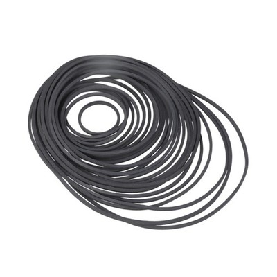Pack Of 30 Cassette Tape Drive Belt Assortment Recorder Rubber Belts 1.2mm Width