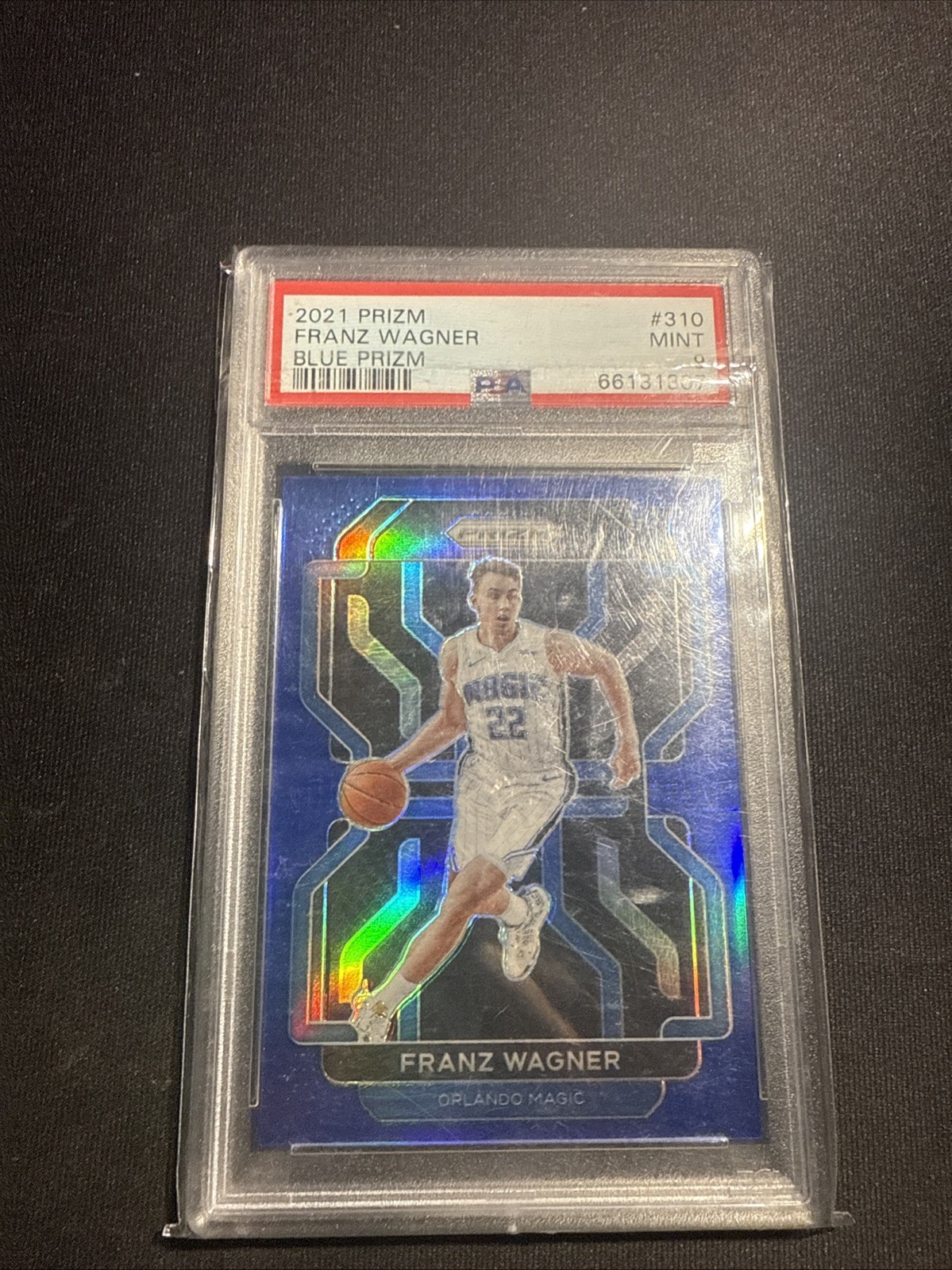 2021-22 Panini Prizm Franz Wagner #310 RC Rookie Blue /199 PSA 9