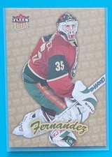 2006 Fleer Ultra Gold Medallion #97 Manny Fernandez Minnesota Wild Hockey Card 
