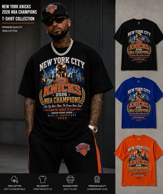 HOT NEW ITEM! New York Knicks 2026 NBA Finals Champions Locker Room T-Shirt Any