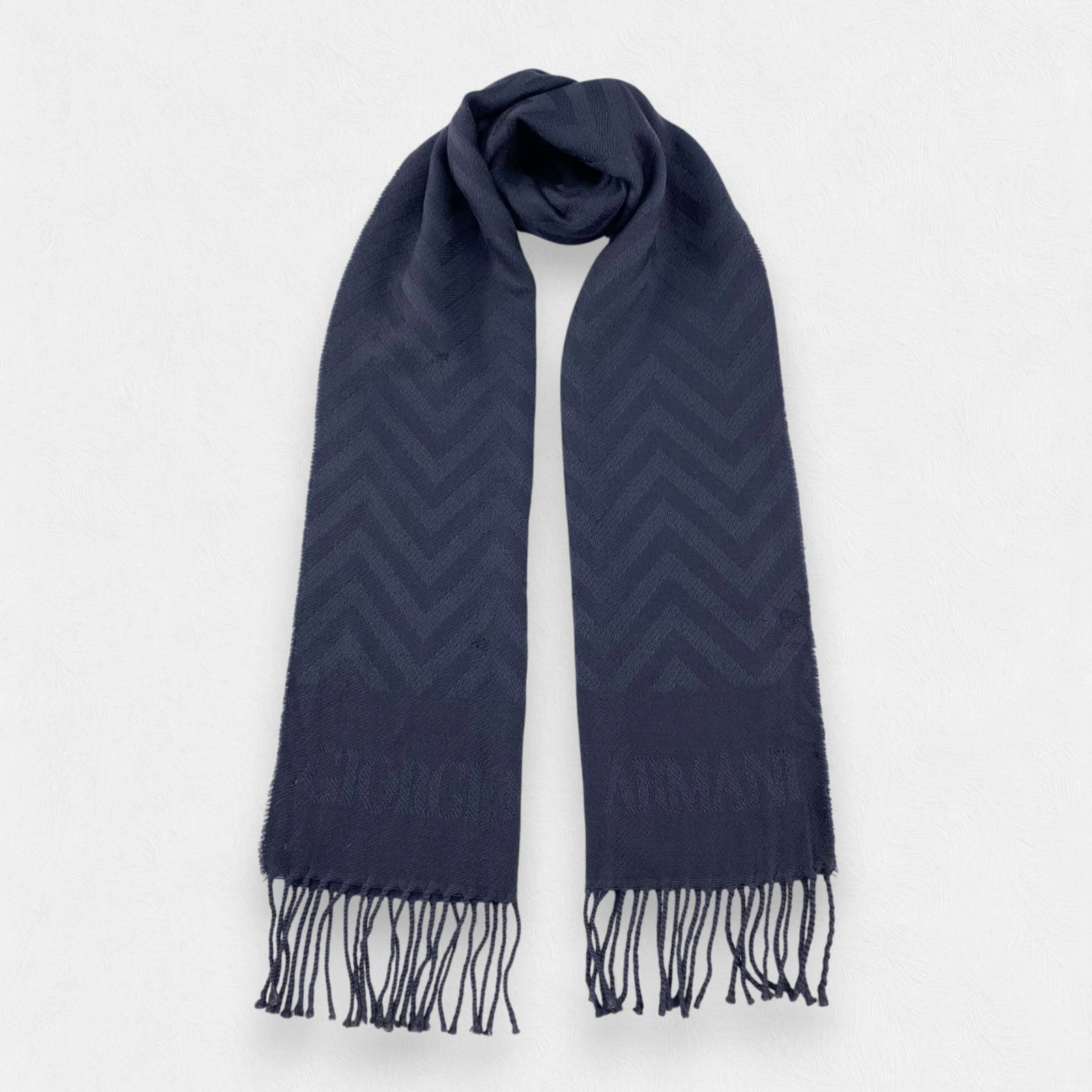 Giorgio Armani Scarf Muffler Wrap Scarf Wool Cashmere Unisex Scarves