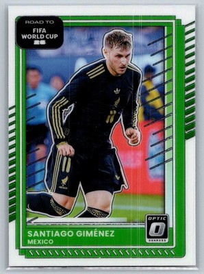 2025-26 Donruss Road to FIFA World Cup #75 Santiago Gimenez Optic Mexico