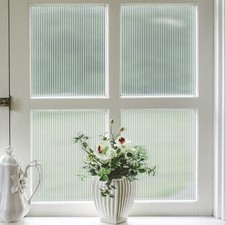 Reeded Glass Window Film Window Privacy Film Frosted Window Vinyl 3D Decorative