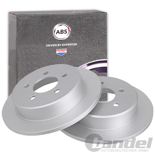 2X A.B.S. Bremsscheiben 285Mm Hinten Passend FüR Ford USA Explorer-image