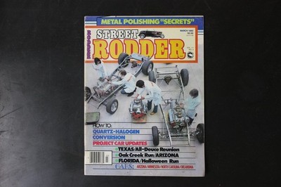 Street Rodder Magazine March 1983 Metal Polishing Secrets Project Car Updates