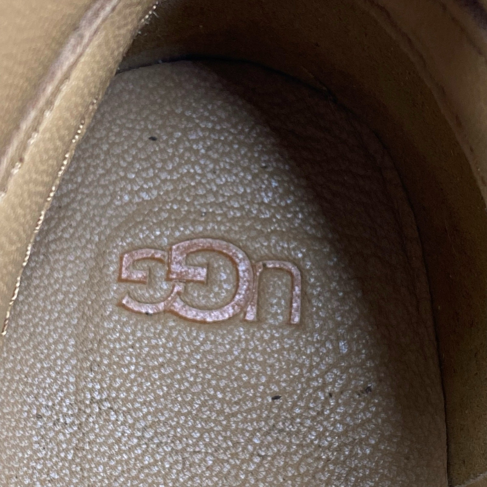 UGG Women’s Olive Brown Leather Side Zip Sneaker … - image 11